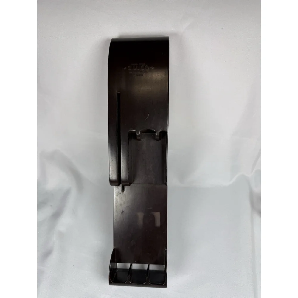 VTG Cutco Brown 3-slot Knife Carving Wall Rack Drawer Tray Retro - Picture 3 of 5
